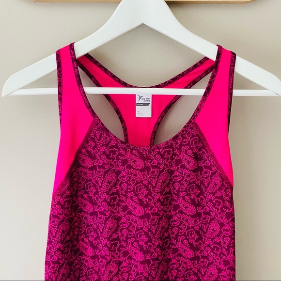 Old Navy Active Tank Top Pink Sz Medium - Picture 2 of 8
